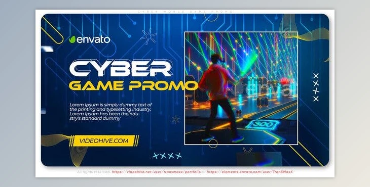Download Cyber World Gamer Promo (Videohive 40273124) - AE Project