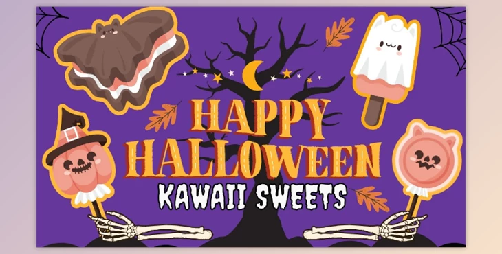 Download Cute Characters: Kawaii Halloween Sweets | Procreate