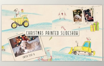 Download Christmas <span class='badge badge-warning'>painted</span> slideshow (Videohive 40334802) - AE Project