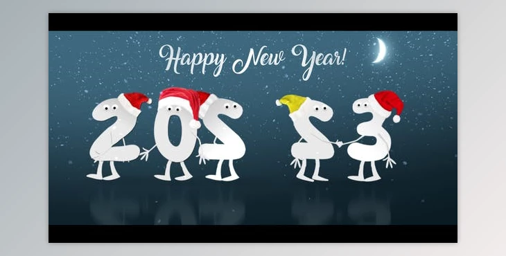 Download New Year Cartoon 2023 | After Effects (Videohive 40306397) - AE Project