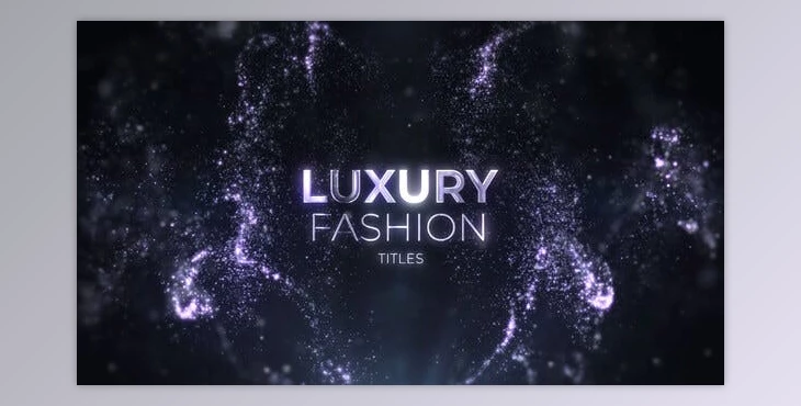 Download Luxury Fashion Titles (Videohive 40370202) - AE Project