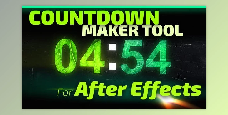 Download Countdown Maker Tool for After Effects (Videohive 40353248) - AE Project