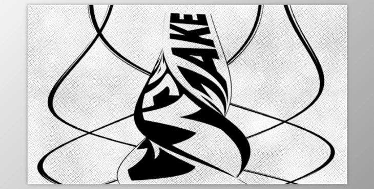 Download Halftone Textures & 3D Text Twist Animation in Adobe After Effects