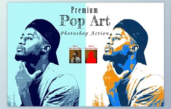 Download Premium Pop <span class='badge badge-warning'>Art</span> Photoshop Action CreativeMarket - 10304729