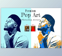 Download Premium Pop Art Photoshop Action CreativeMarket - 10304729