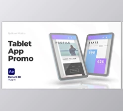 Download Tablet App Promo – Website Presentation (Videohive 36329084) - AE Project