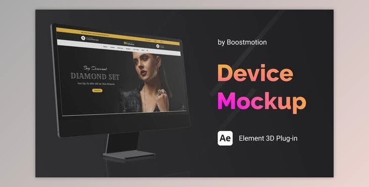 Download Fashion – Website Presentation Fashion Device Mockup (Videohive 39638512) - AE Project