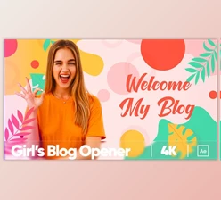 Download Girl’s Blog Opener (Videohive 36733611) - AE Project