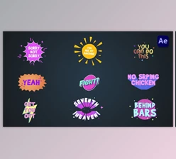 Download Colorful Cartoon Titles [After Effects] (Videohive 36730599) - AE Project