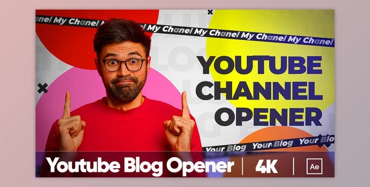 Download Colorful Youtube Blog Opener (Videohive 36721127) - AE Project