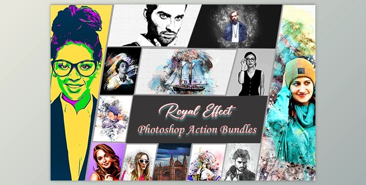 Download Royal Effect Photoshop Action Bundle CreativeMarket - 10284894