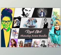 Download Royal Effect Photoshop Action Bundle CreativeMarket - 10284894