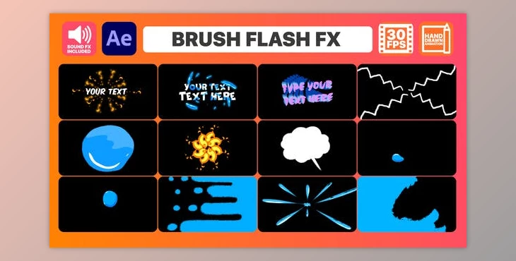 Download Brush Flash FX for After Effects (Videohive 36489941) - AE Project