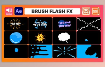 Download Brush Flash <span class='badge badge-warning'>FX</span> for After Effects (Videohive 36489941) - AE Project
