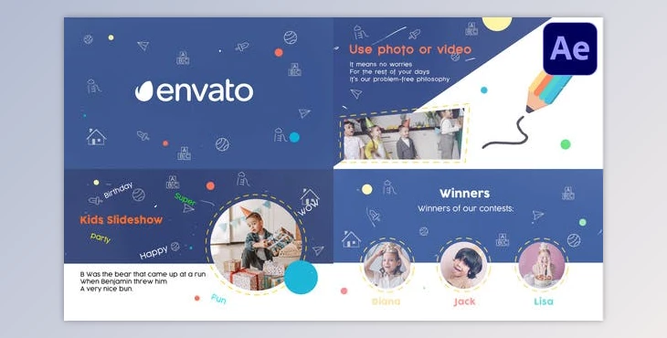 Download Kids Slideshow | After Effects (Videohive 36449519) - AE Project