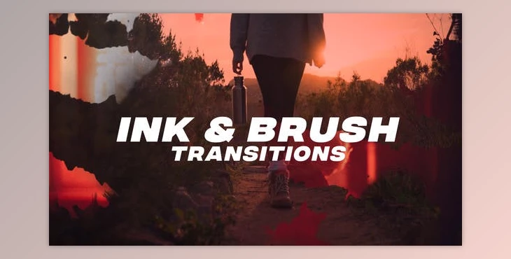 Download Ink&Brush Transitions (Videohive 36234737) - AE Project