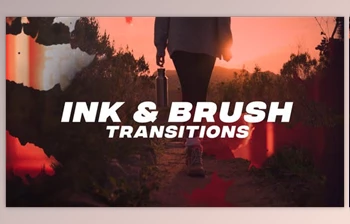 Download Ink&Brush <span class='badge badge-warning'>Transitions</span> (Videohive 36234737) - AE Project