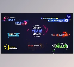 Download Cartoon Titles & Lower thirds [After Effects] (Videohive 36836304) - AE Project
