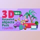 Download 3D Animated Objects Pack (Videohive 40371627) - AE Project
