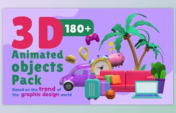 Download <span class='badge badge-warning'>3D</span> Animated Objects Pack (<span class='badge badge-warning'>Videohive</span> 40371627) - AE <span class='badge badge-warning'>Project</span>