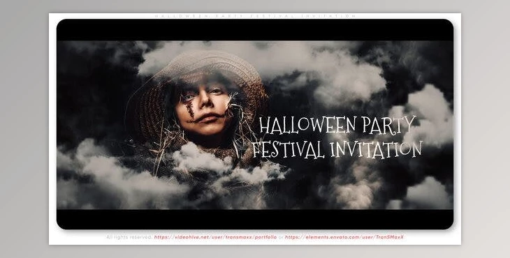 Download Halloween Party Festival Invitation (Videohive 39951776) - AE Project