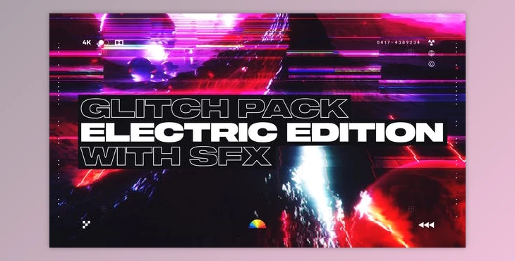 Download Electric Glitch Transitions (Videohive 38511091) - AE Project