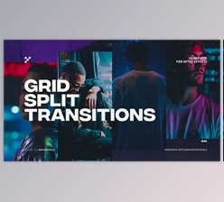 Download Split Grid Transitions (Videohive 38621238) - AE Project