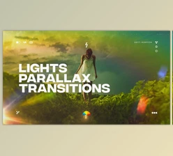 Download Parallax Lights Transitions (Videohive 38885998) - AE Project