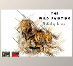 Download The Wild Painting Photoshop Action CreativeMarket - 10320676