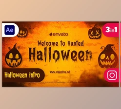 Download Halloween Titles || Halloween Intro (3 in 1) (Videohive 40115534) - AE Project