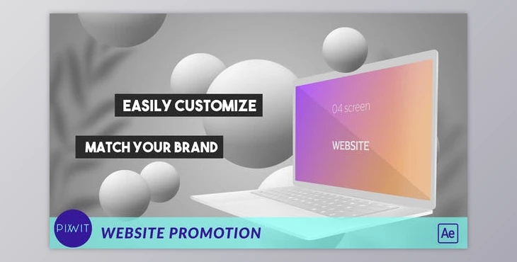 Download Website Promotion (Videohive 40473634) - AE Project