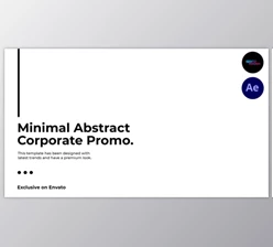 Download Minimal Abstract Corporate Promo (Videohive 40473279) - AE Project
