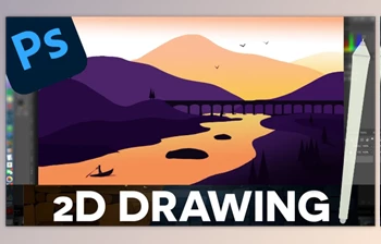 Download <span class='badge badge-warning'>Digital</span> Painting Masterclass: How To Draw 2d Landscape In Photoshop