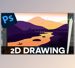 Download Digital Painting Masterclass: How To Draw 2d Landscape In Photoshop