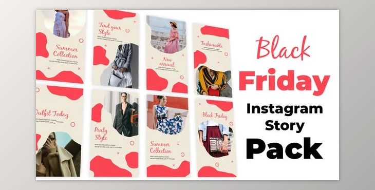 Download Black Friday Instagram Story Pack (Videohive 34403685) - AE Project