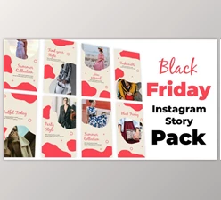 Download Black Friday Instagram Story Pack (Videohive 34403685) - AE Project