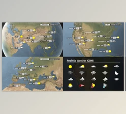 Download World Weather Forecast – Globe ToolKit (Videohive 40349007) - AE Project
