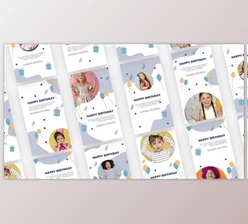Download Happy Birthday Instagram Stories Pack (Videohive 34038077) - AE Project
