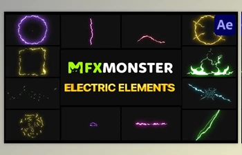 Download Electric Elements | After <span class='badge badge-warning'>Effects</span> (Videohive 33987895) - AE Project