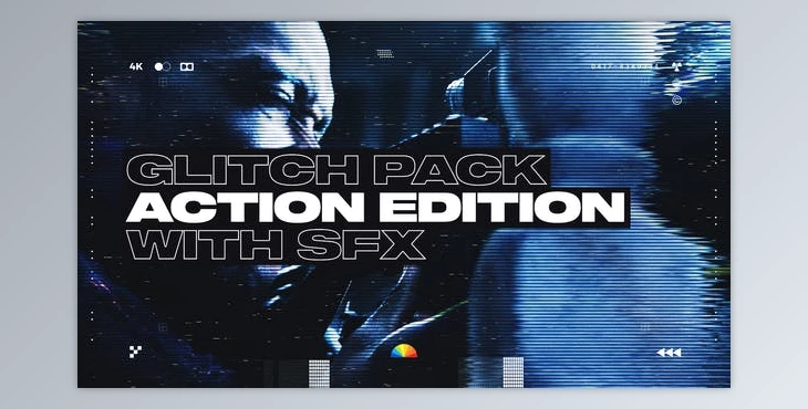 Download Action Glitch Transitions (Videohive 35270535) - AE Project