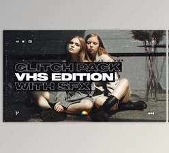 Download VHS Glitch Transitions (Videohive 35270638) - AE Project
