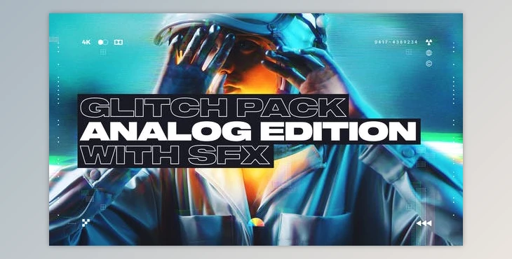 Download Analog Glitch Transitions (Videohive 35194823) - AE Project