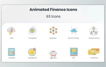 Download Animated Finance <span class='badge badge-warning'>Icon</span> <span class='badge badge-warning'>Set</span> (Videohive 33860183) - AE Project