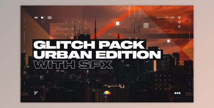 Download Urban Glitch Transitions (Videohive 38524191) - AE Project