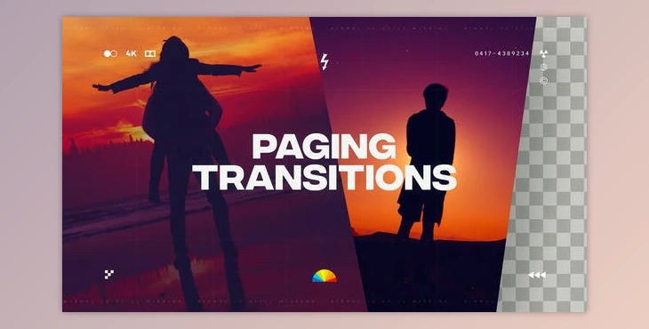 Download Paging Transitions (Videohive 38693917) - AE Project