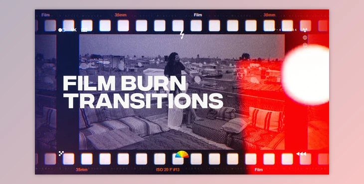 Download Film Burn Transitions (Videohive 38819309) - AE Project