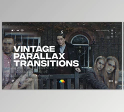 Download Parallax Vintage Transitions (Videohive 38886230) - AE Project