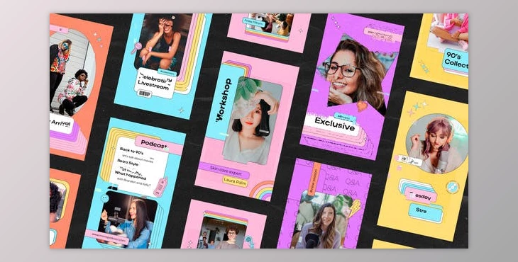 Download Retro 90's Stories (Videohive 38896711) - AE Project
