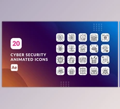 Download Cyber Security Animated Icons | After Effects (Videohive 39967097) - AE Project
