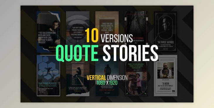 Download 10 Quote Stories (Videohive 40695573) - AE Project